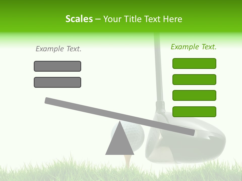 Playing Golf PowerPoint Template