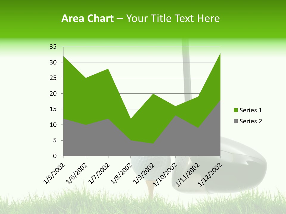 Playing Golf PowerPoint Template