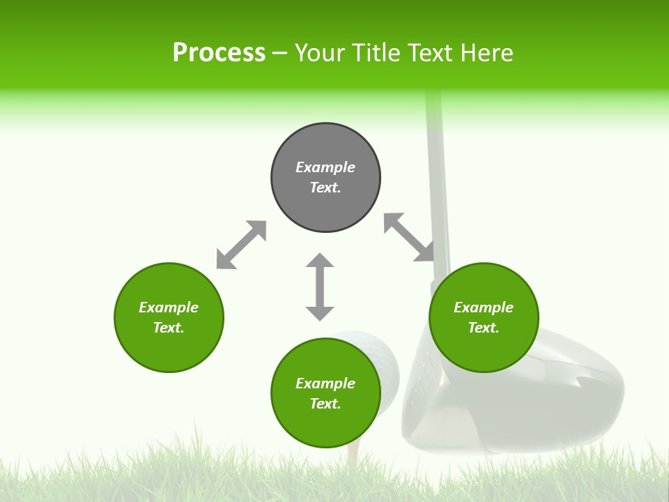 Playing Golf PowerPoint Template