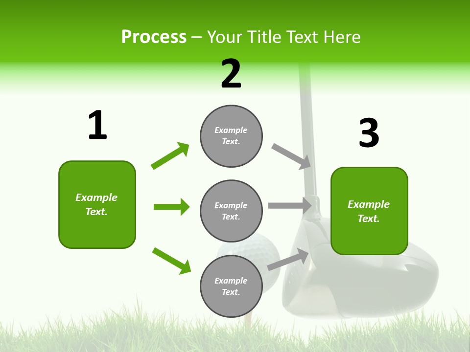 Playing Golf PowerPoint Template