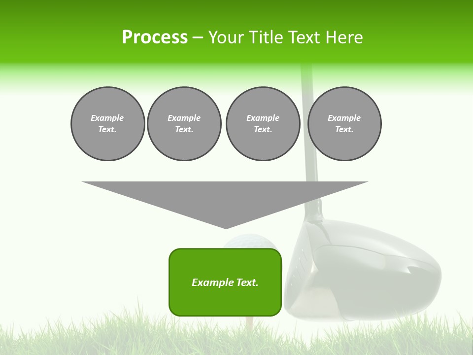 Playing Golf PowerPoint Template