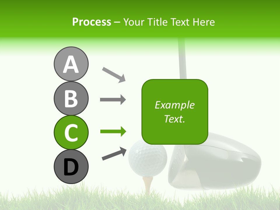 Playing Golf PowerPoint Template