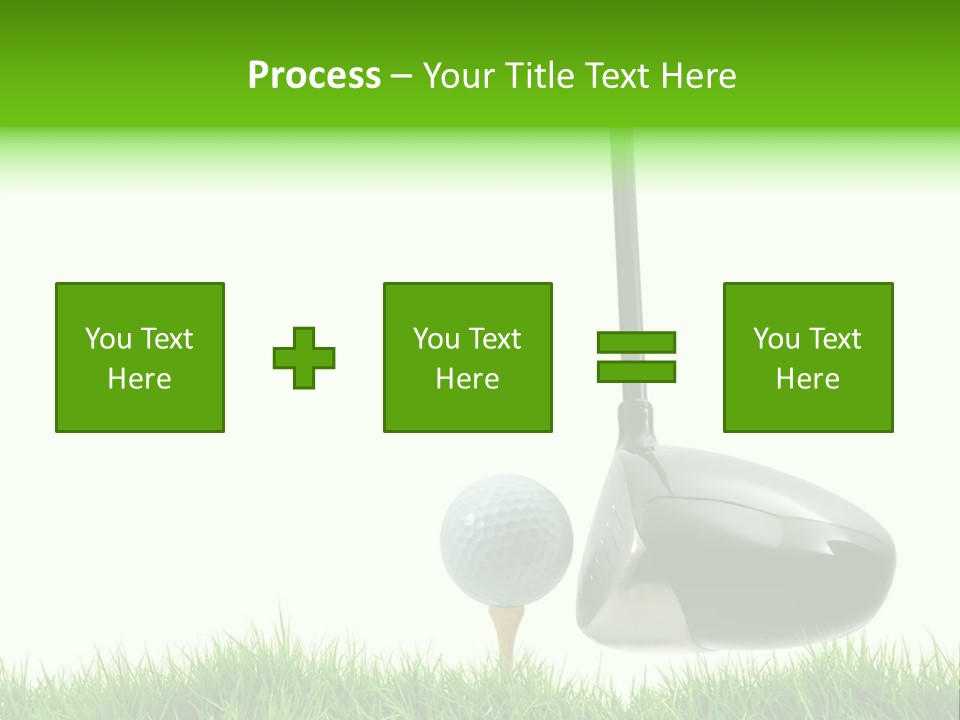 Playing Golf PowerPoint Template