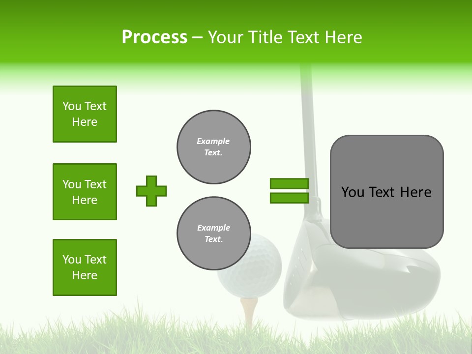 Playing Golf PowerPoint Template