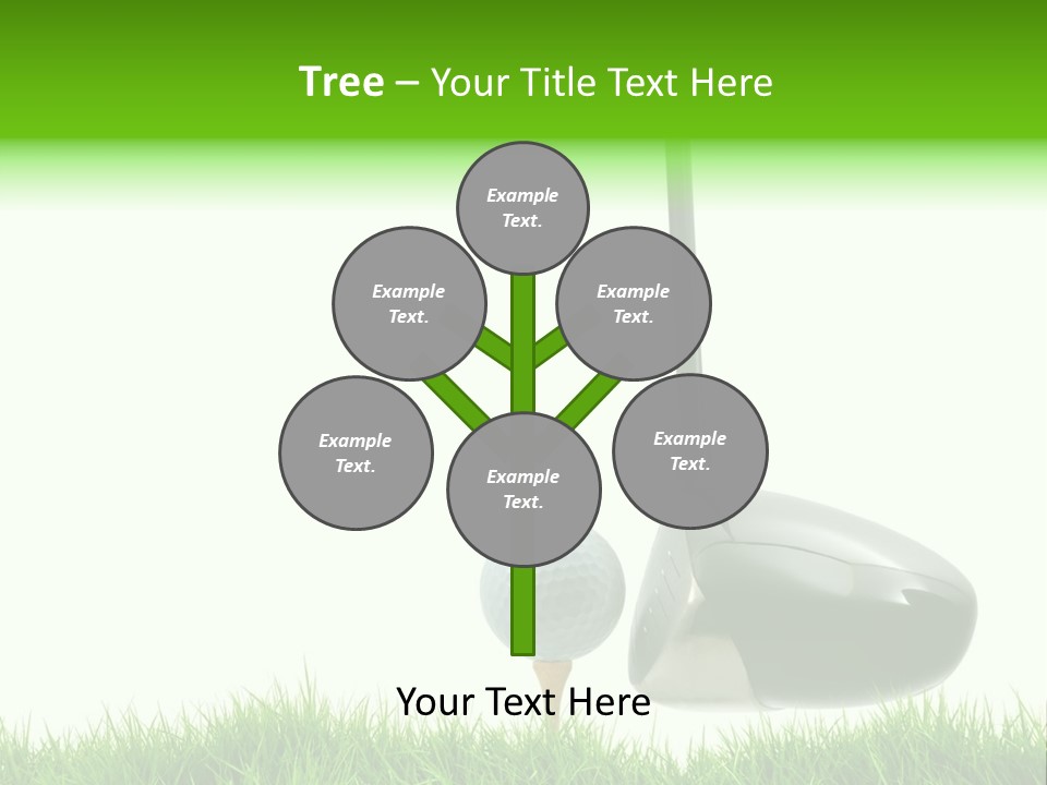 Playing Golf PowerPoint Template