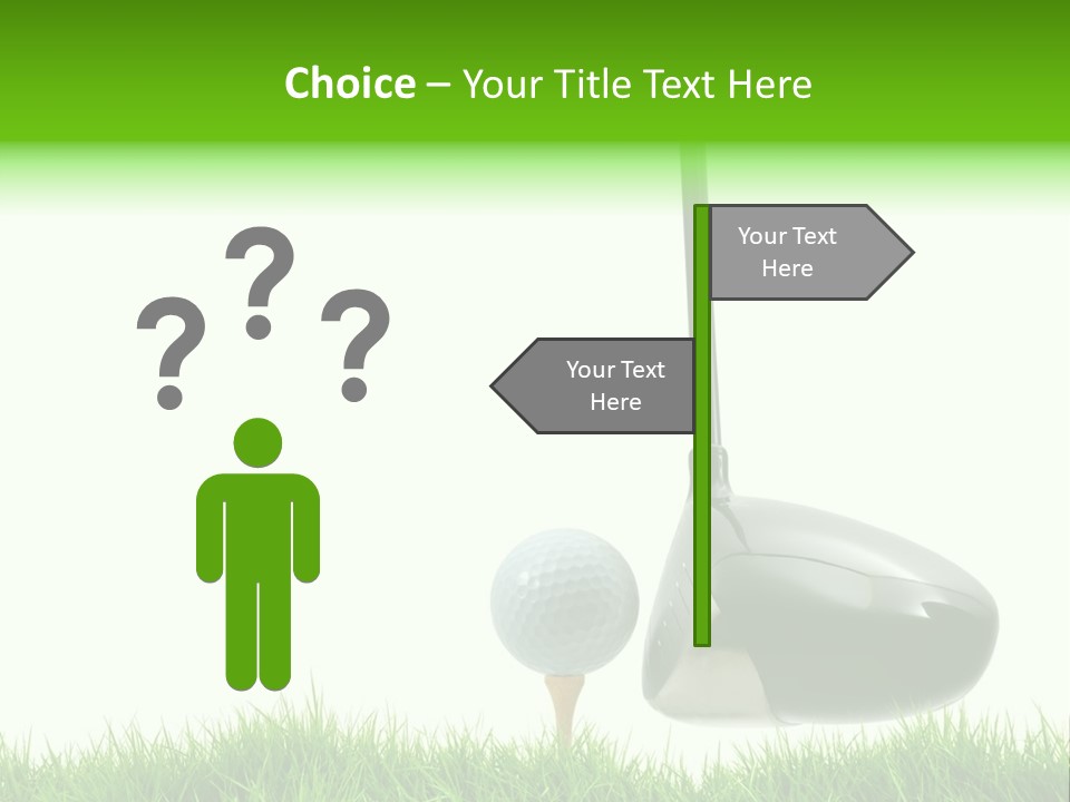 Playing Golf PowerPoint Template