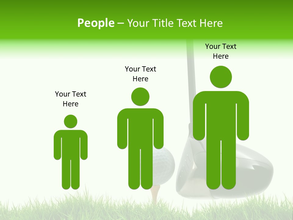 Playing Golf PowerPoint Template