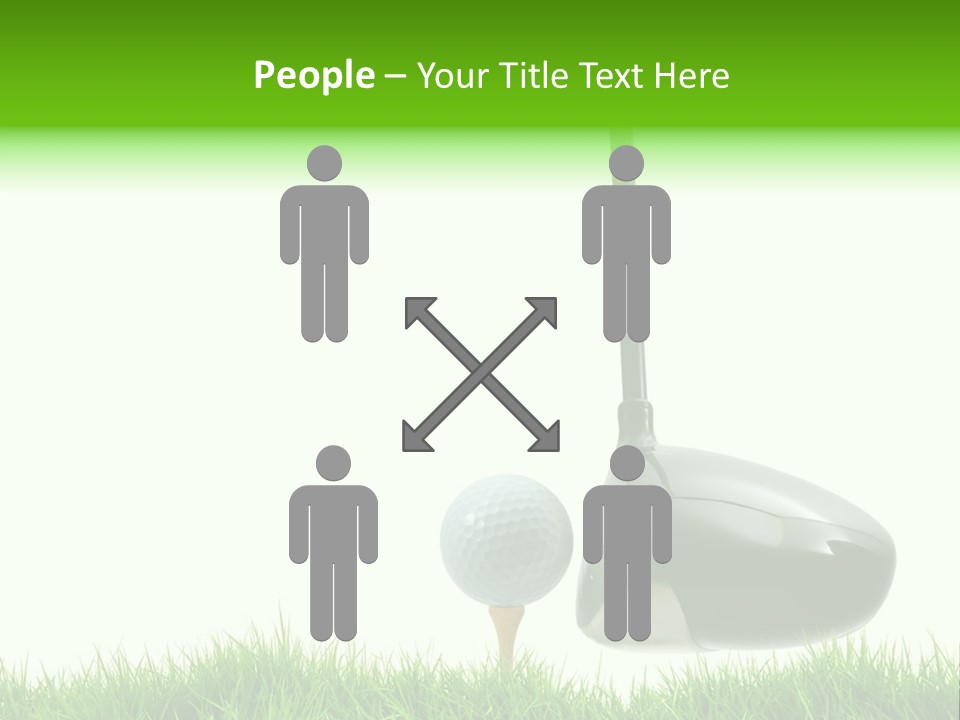 Playing Golf PowerPoint Template