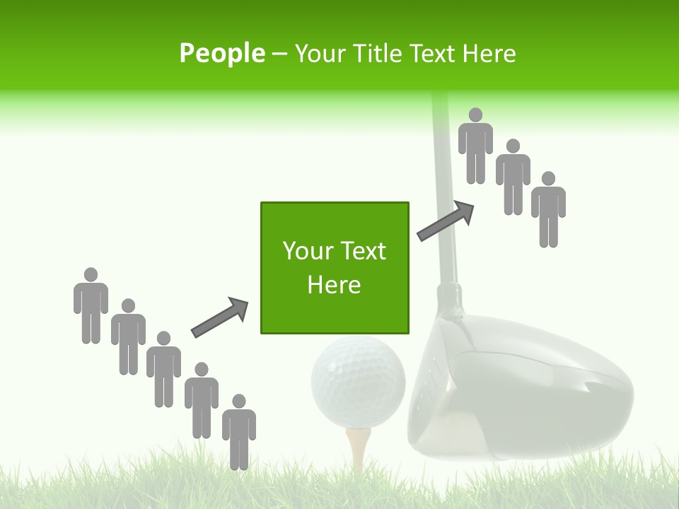 Playing Golf PowerPoint Template