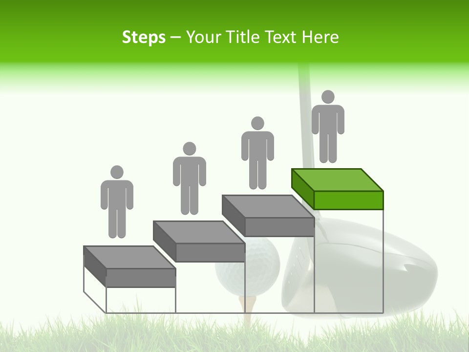 Playing Golf PowerPoint Template