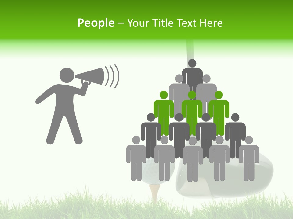 Playing Golf PowerPoint Template