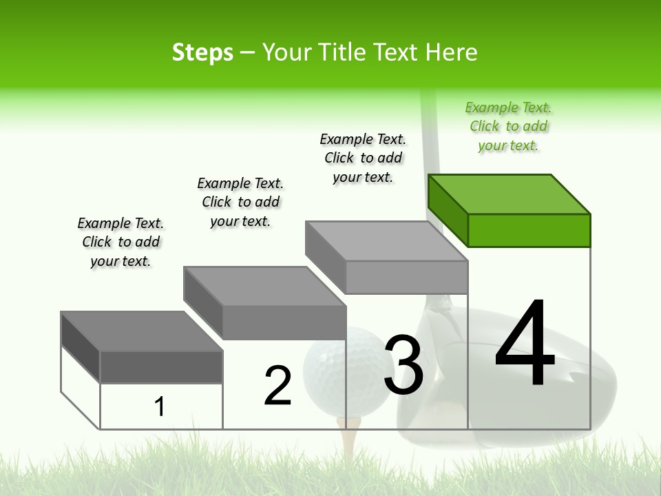 Playing Golf PowerPoint Template