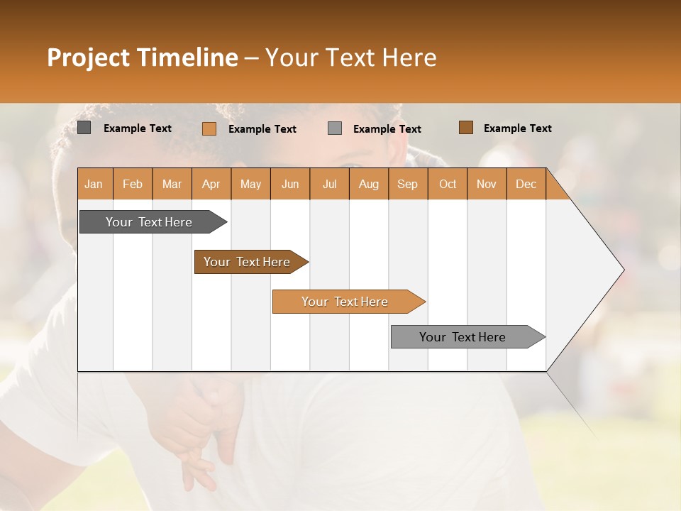 Dad With Baby PowerPoint Template