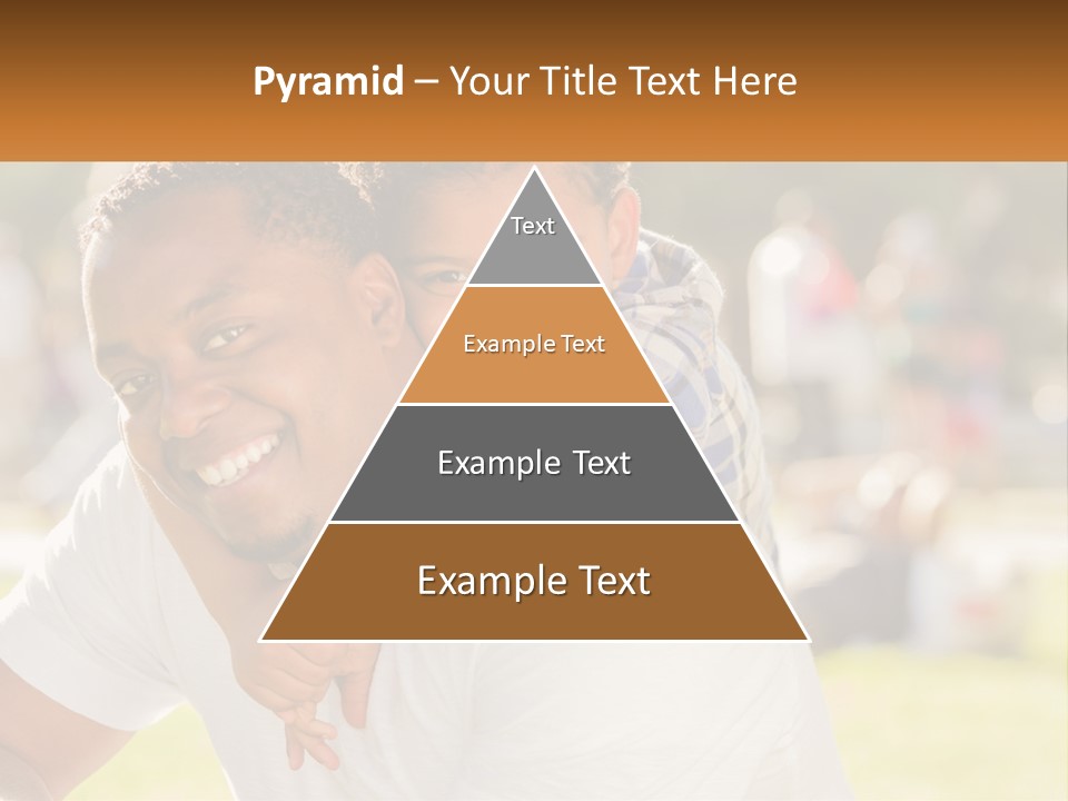 Dad With Baby PowerPoint Template