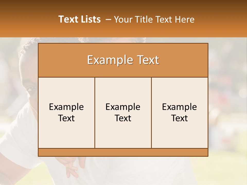 Dad With Baby PowerPoint Template
