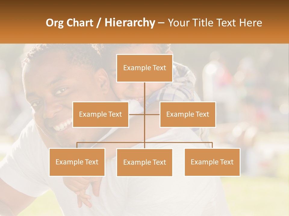 Dad With Baby PowerPoint Template