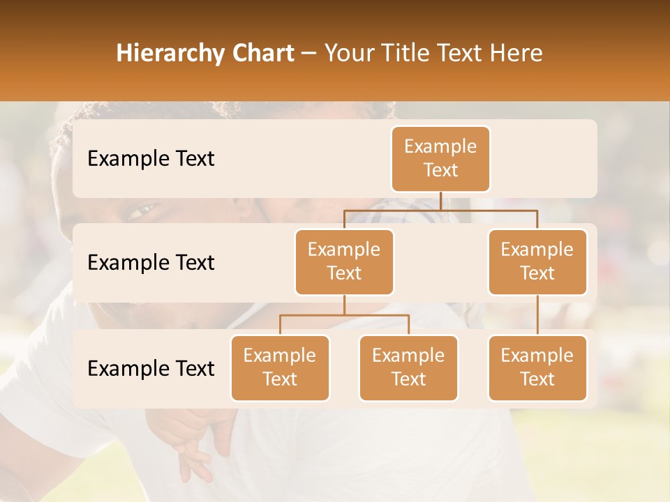 Dad With Baby PowerPoint Template