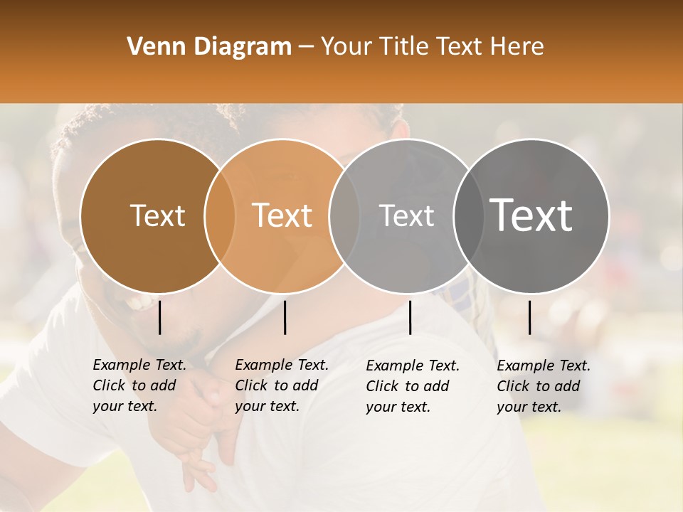 Dad With Baby PowerPoint Template