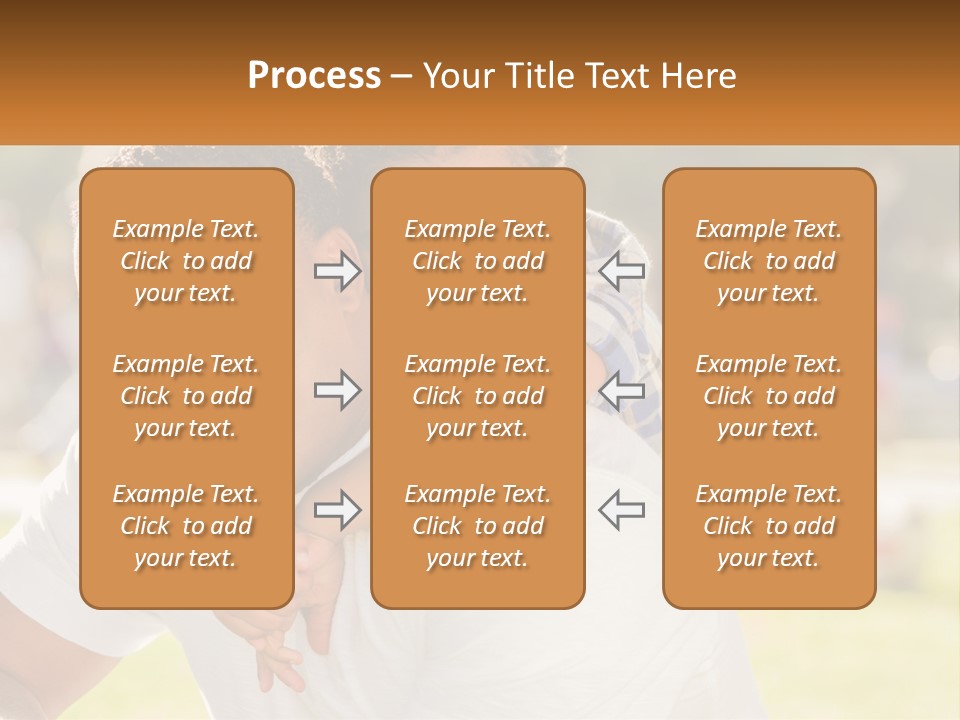 Dad With Baby PowerPoint Template