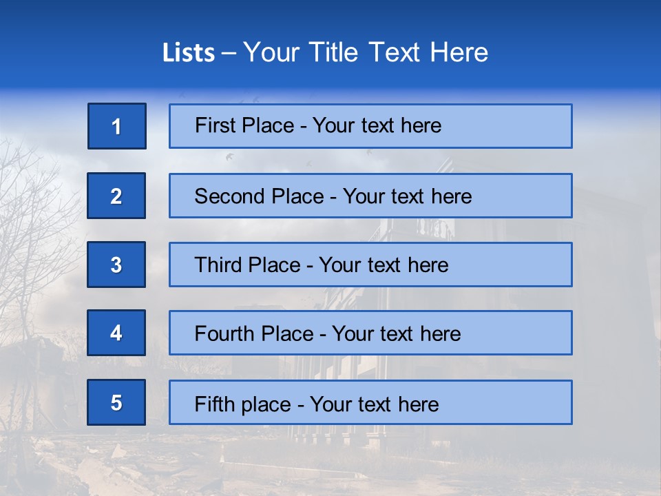 A Storm Is Approaching PowerPoint Template
