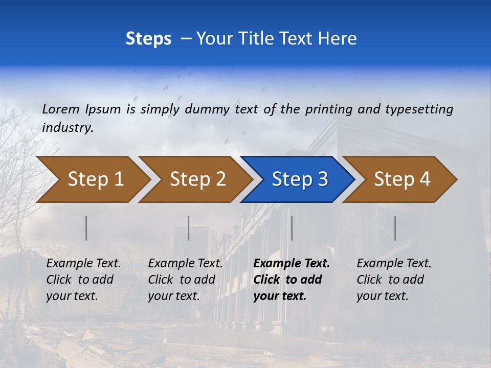A Storm Is Approaching PowerPoint Template