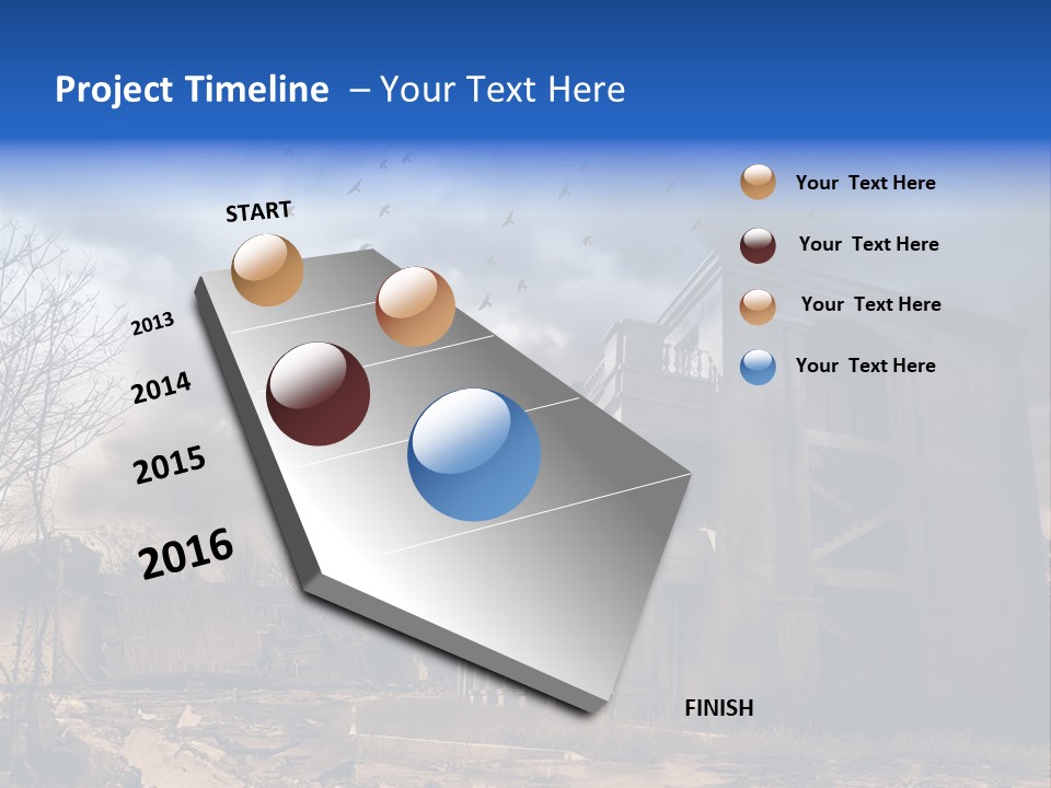 A Storm Is Approaching PowerPoint Template