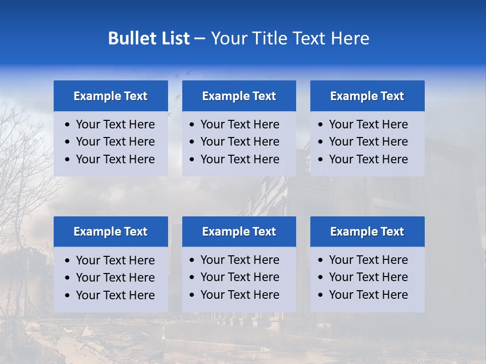 A Storm Is Approaching PowerPoint Template