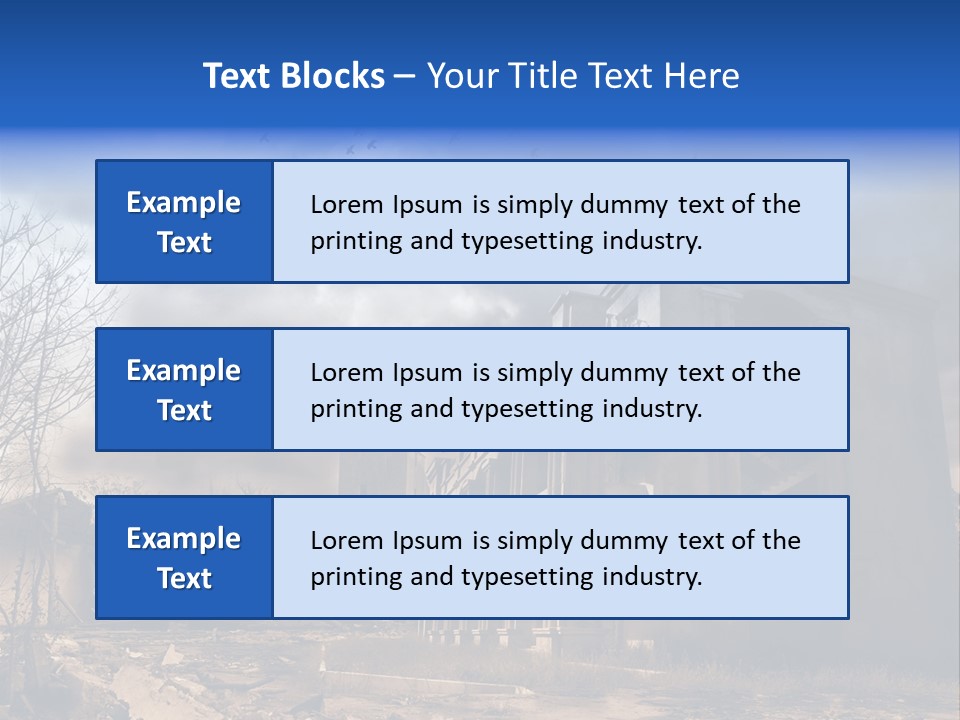 A Storm Is Approaching PowerPoint Template