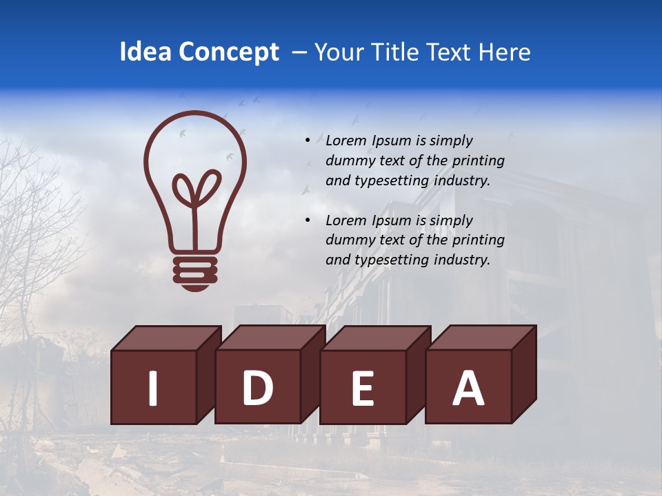 A Storm Is Approaching PowerPoint Template
