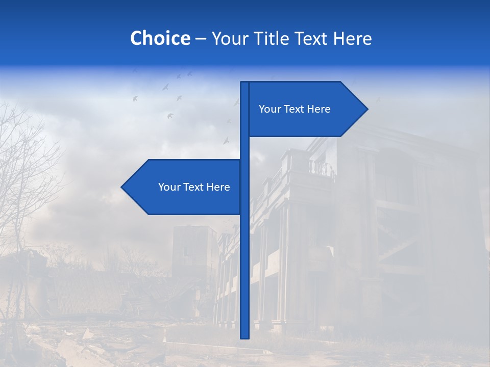 A Storm Is Approaching PowerPoint Template