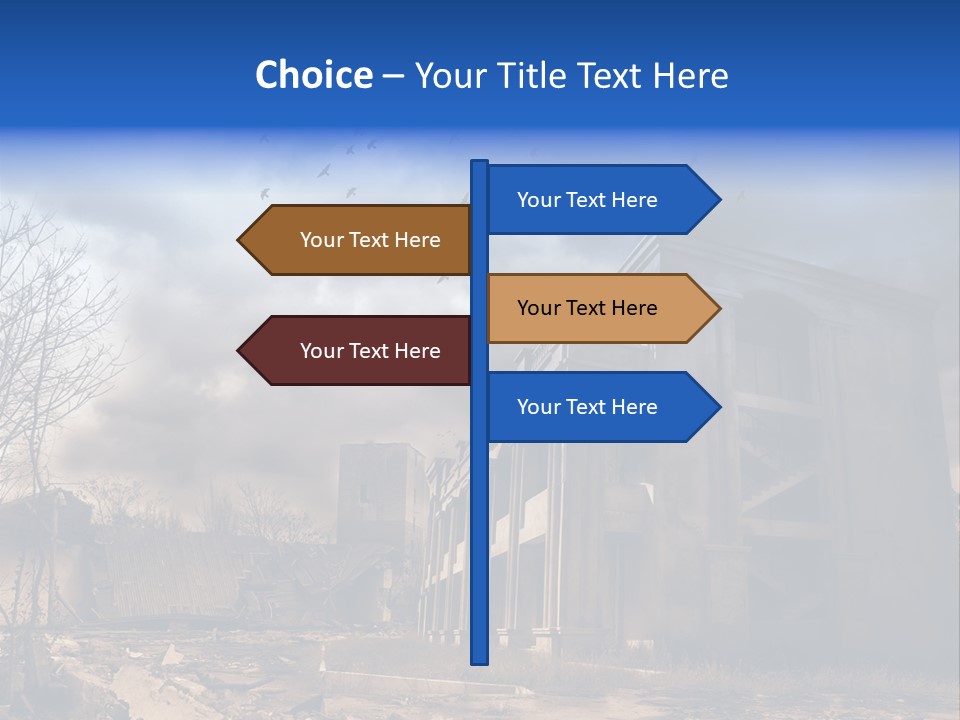 A Storm Is Approaching PowerPoint Template