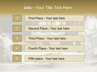 Wine Glasses PowerPoint Template