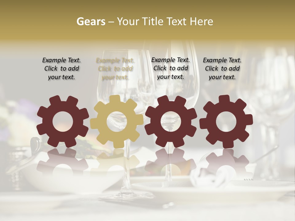 Wine Glasses PowerPoint Template