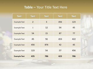 Wine Glasses PowerPoint Template