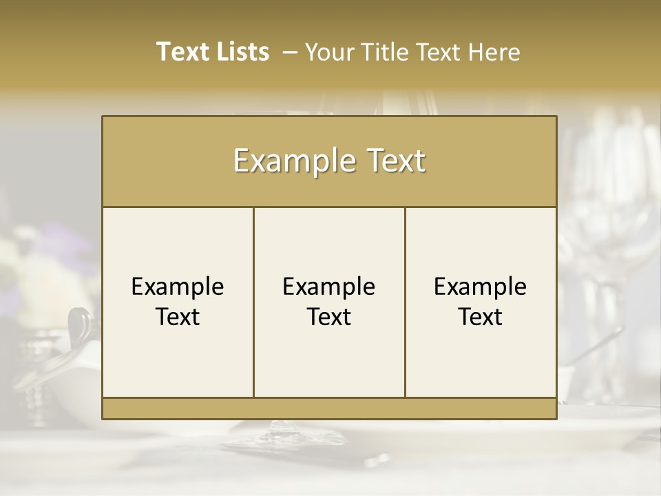 Wine Glasses PowerPoint Template