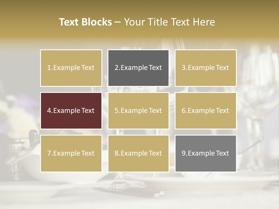 Wine Glasses PowerPoint Template