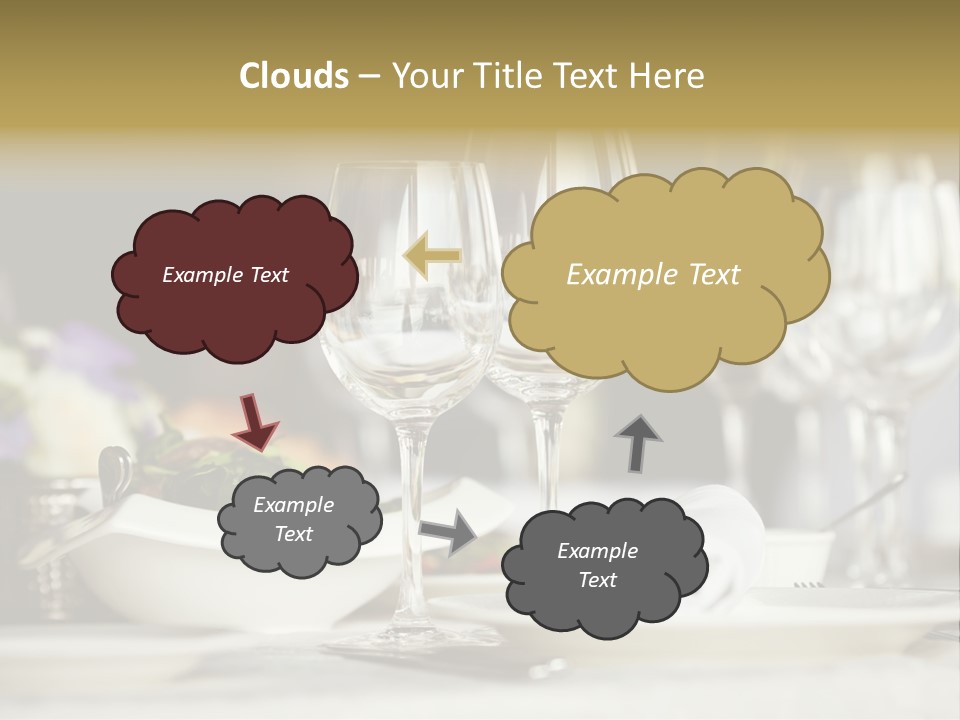 Wine Glasses PowerPoint Template