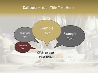 Wine Glasses PowerPoint Template