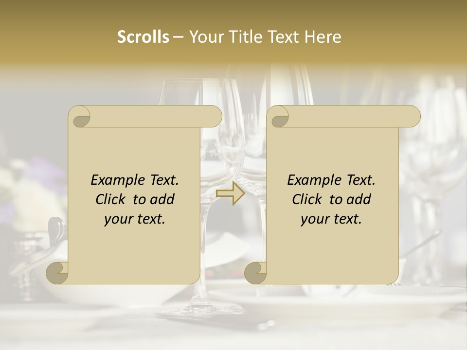 Wine Glasses PowerPoint Template