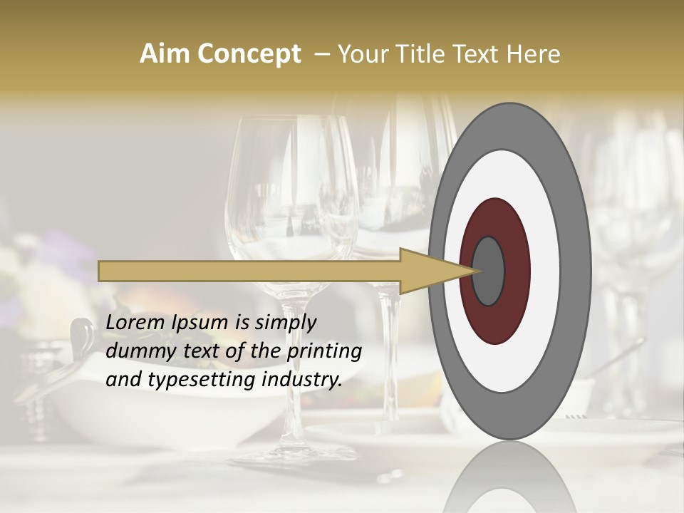 Wine Glasses PowerPoint Template