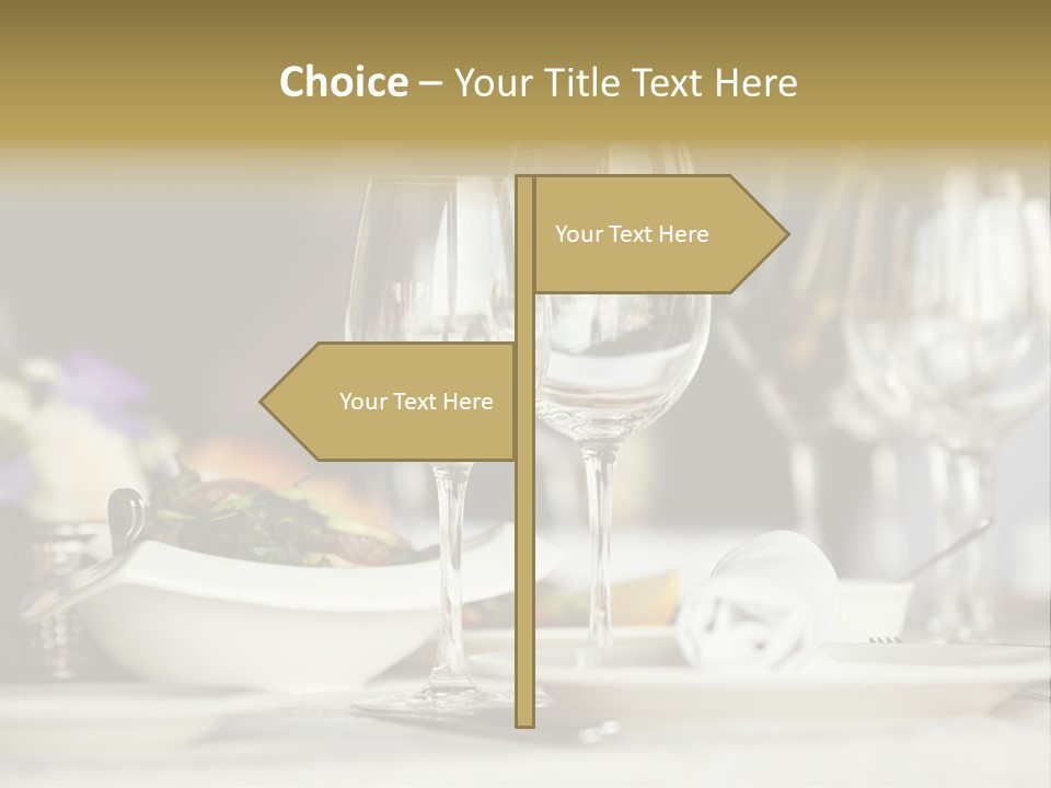 Wine Glasses PowerPoint Template