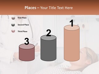 Woman At The Doctor's Appointment PowerPoint Template