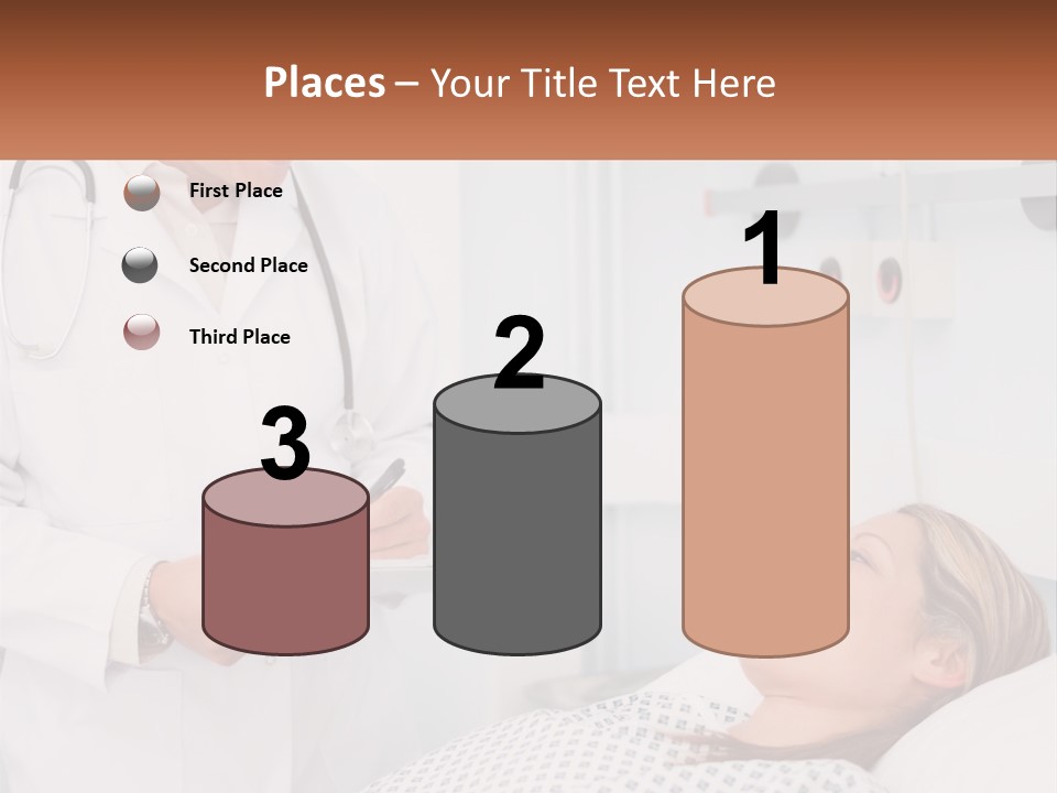 Woman At The Doctor's Appointment PowerPoint Template