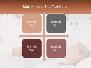 Woman At The Doctor's Appointment PowerPoint Template