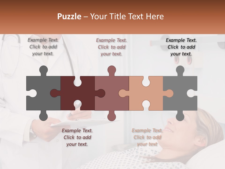 Woman At The Doctor's Appointment PowerPoint Template