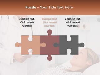 Woman At The Doctor's Appointment PowerPoint Template