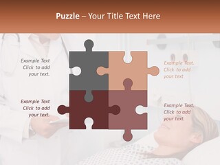 Woman At The Doctor's Appointment PowerPoint Template