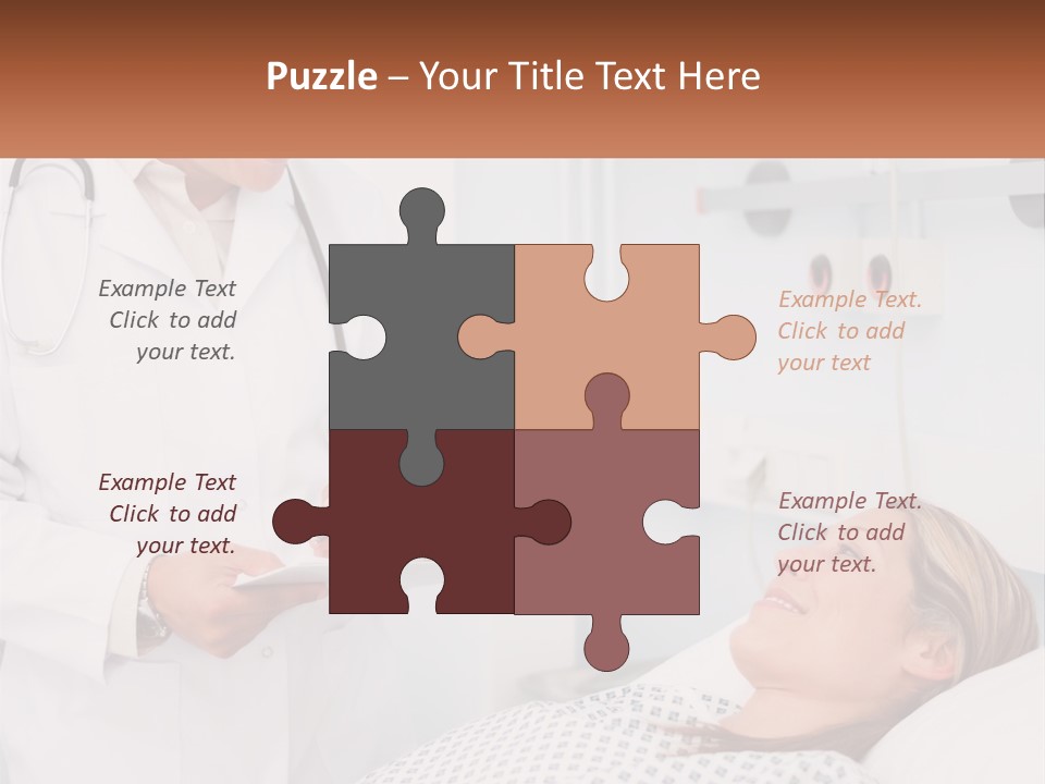 Woman At The Doctor's Appointment PowerPoint Template