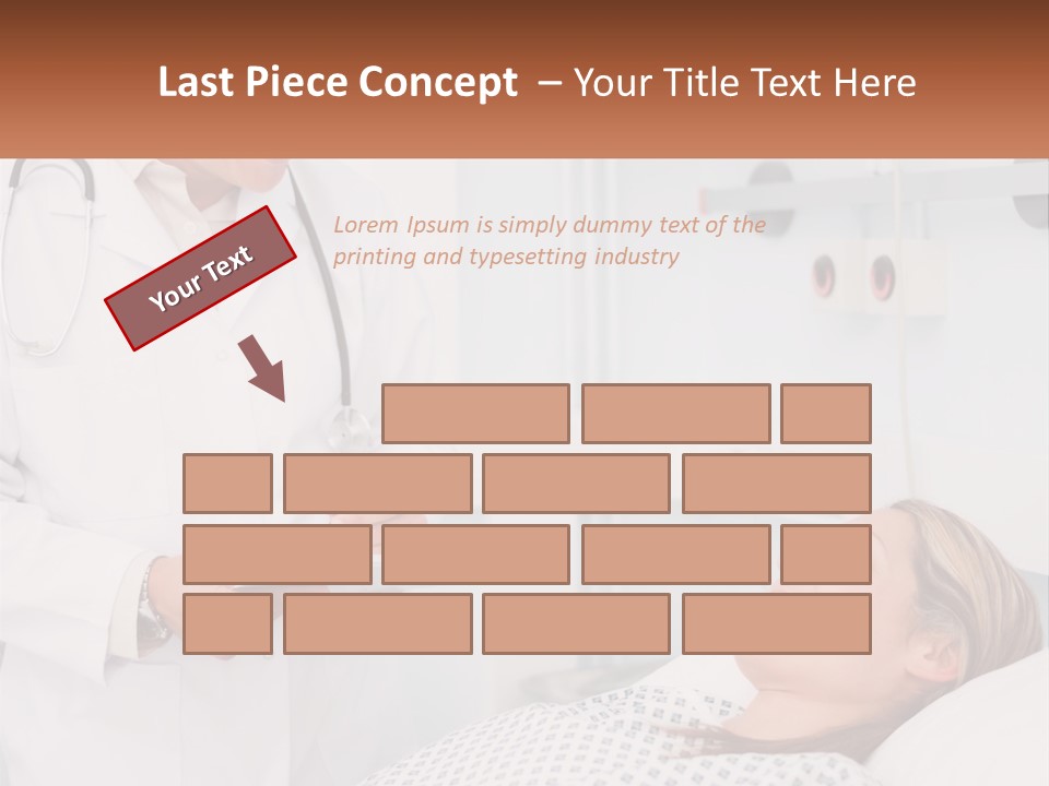 Woman At The Doctor's Appointment PowerPoint Template