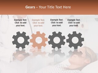 Woman At The Doctor's Appointment PowerPoint Template